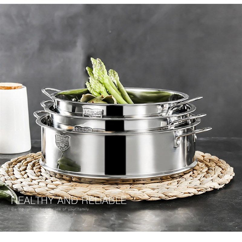 30加厚不锈钢蒸格蒸锅笼蒸盘蒸架蒸屉炒锅篦子可叠加