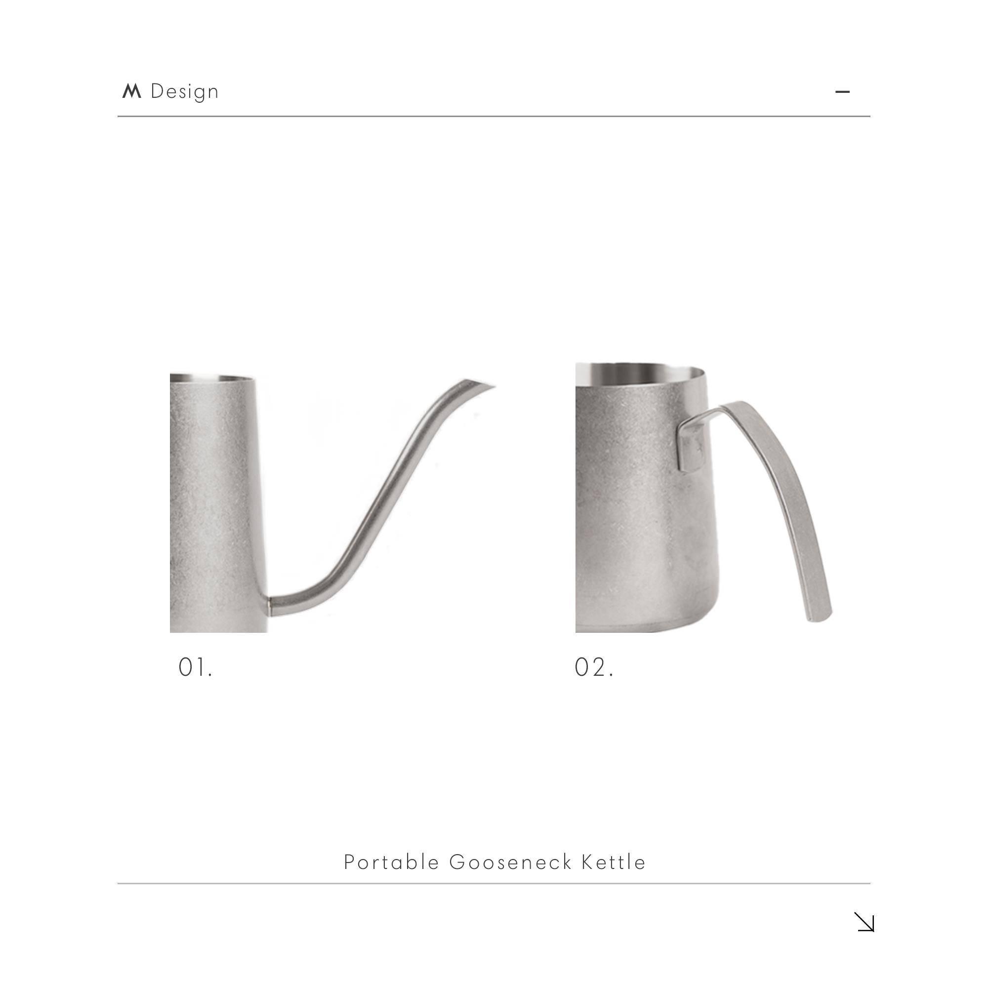 便携不锈钢手冲壶250ml鹰嘴控流手冲挂耳咖啡家用