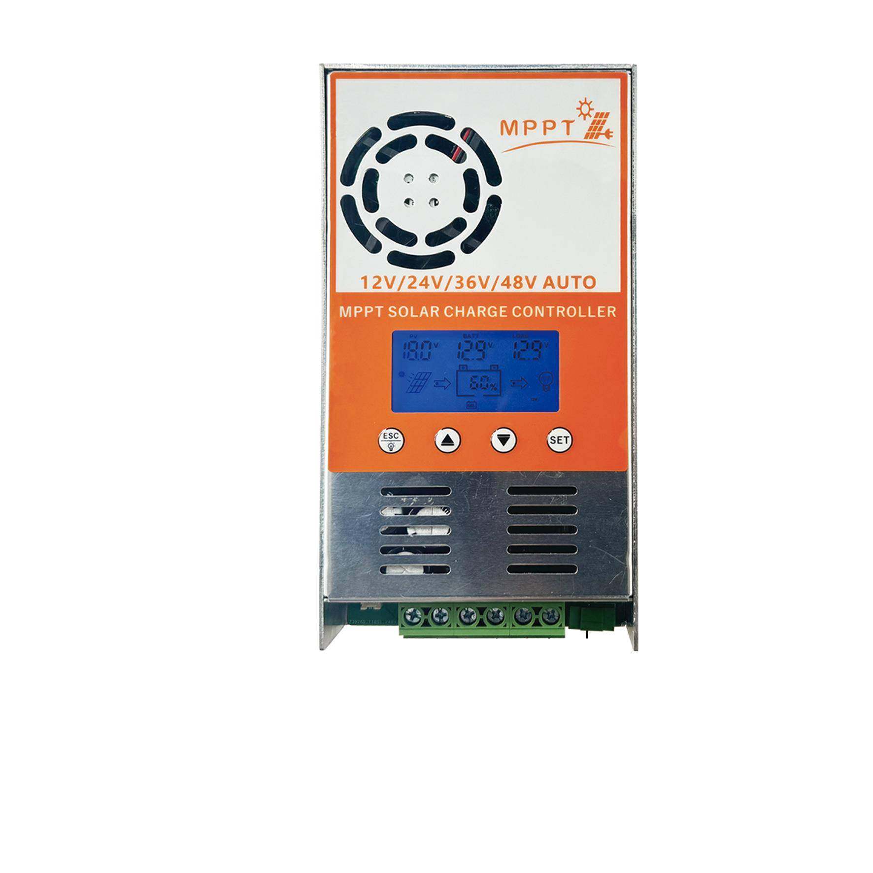 60A 光伏MPPT太阳能控制器12V24V36V48V太阳能电池板充电控制器