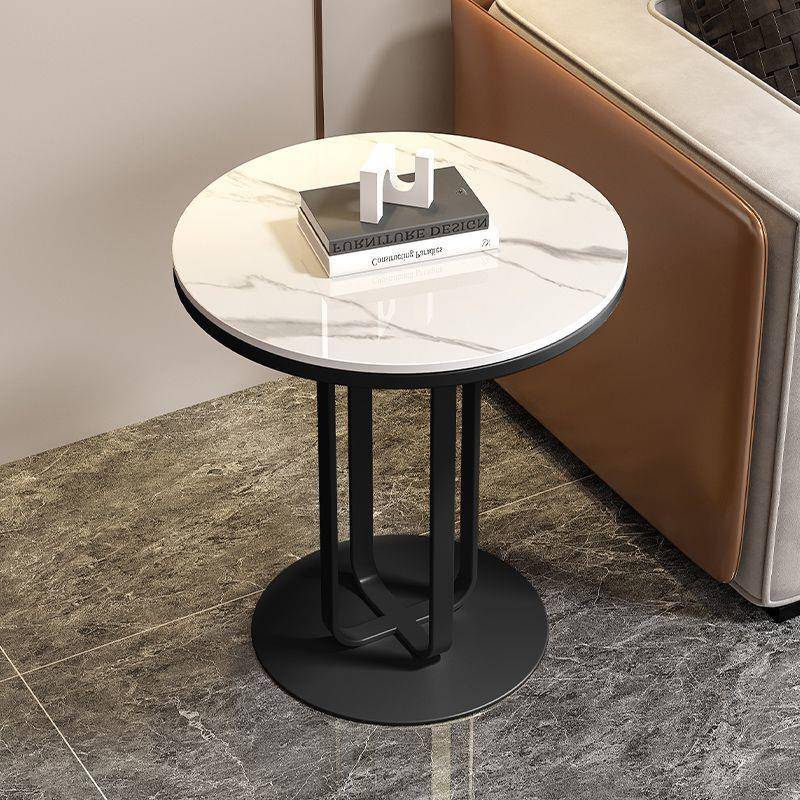 轻奢岩板边几小茶几卧室客厅沙发角几酒店简约可移动阳台小圆桌