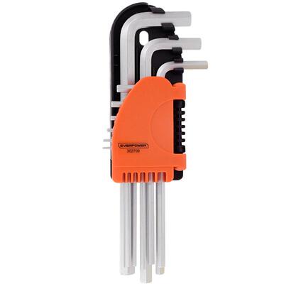 EVER POWER 艾威博尔 C系列9件套加长公制平头内六角 302709