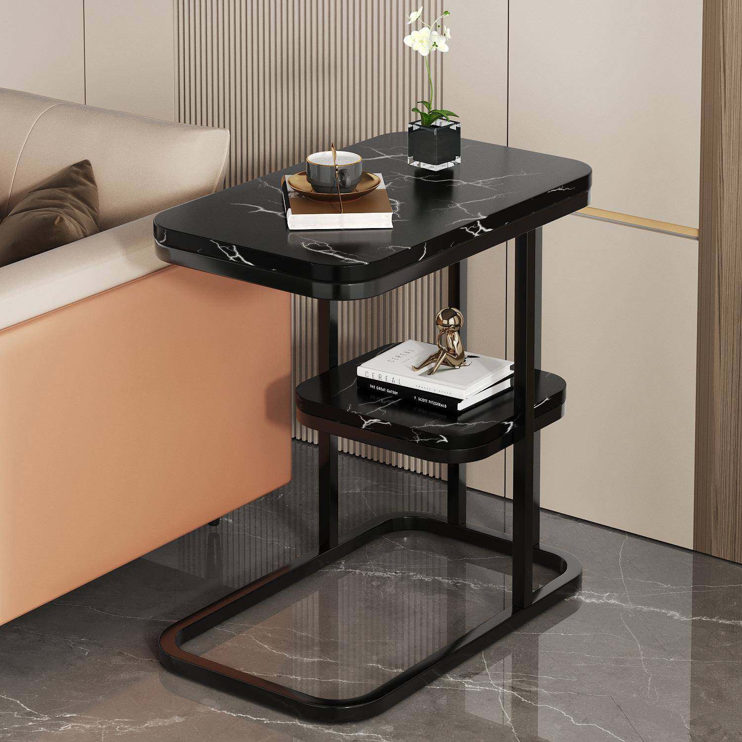 沙发边几小茶几客厅现代边柜侧柜阳台置物迷你小桌子几轻奢方角几