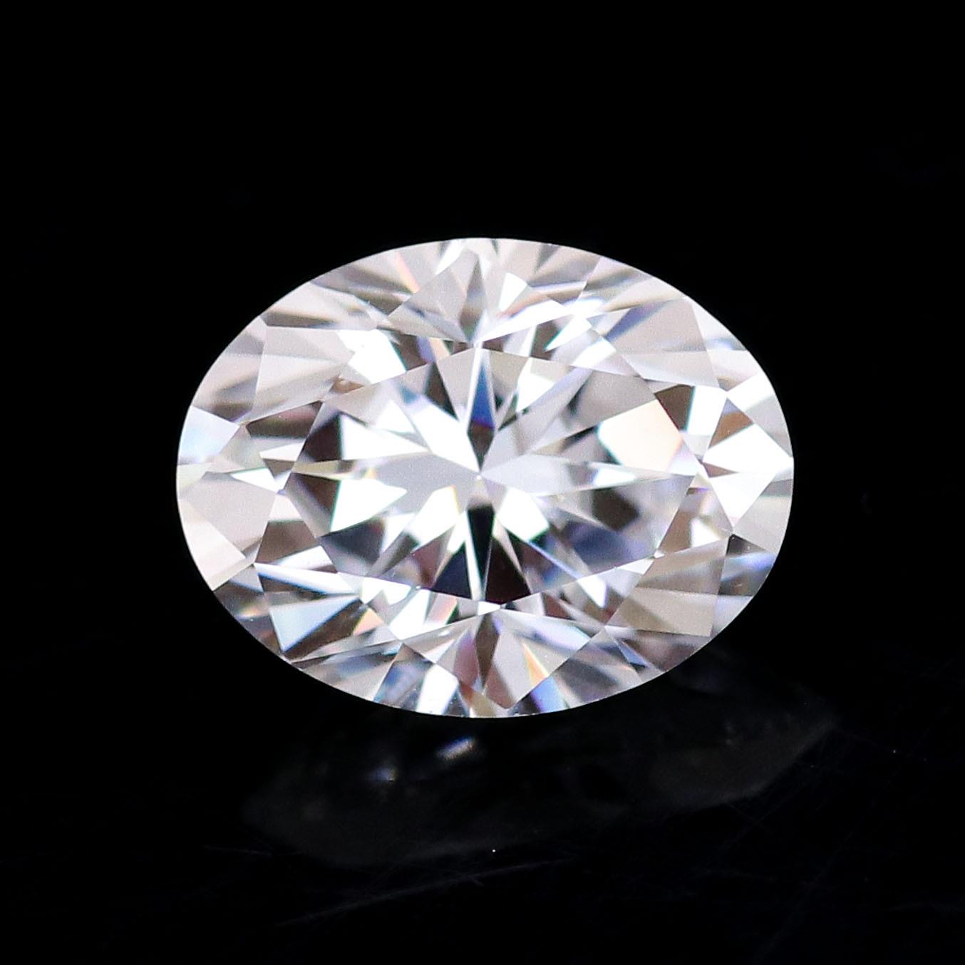 莫桑石椭圆形DEF色蛋形合成莫桑裸石 饰品镶嵌旦形 源头厂家