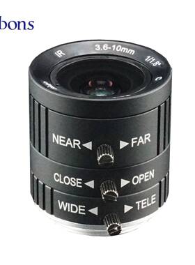 安邦盛镜头1/1.8”3.6-10mmF1.6手动光圈4K红外工业镜头C接口镜头