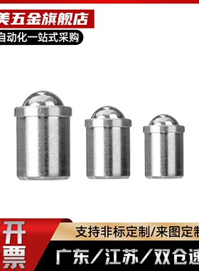 压入式球头柱塞PFSSN3/4/5/6/8/10/12定位珠SBP3 EBPJ4 5 6