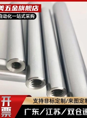 E-SCK23/SCJ23-D6/8/10/12导向轴两端内螺纹型带扳手槽型/标