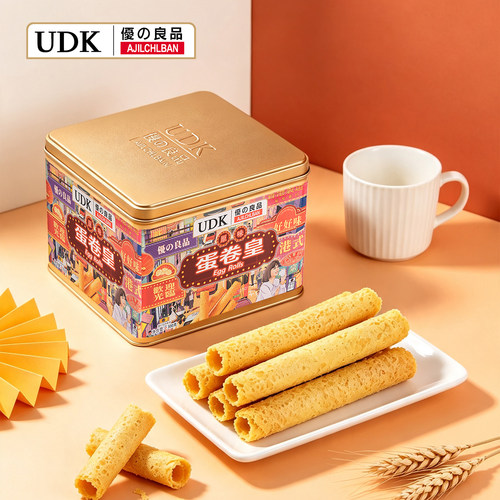 UDK优之良品港式蛋卷礼盒300g