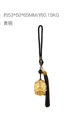 朱炳仁铜抱富花丝工艺品挂件招财手把装饰送礼节日件貔貅铜