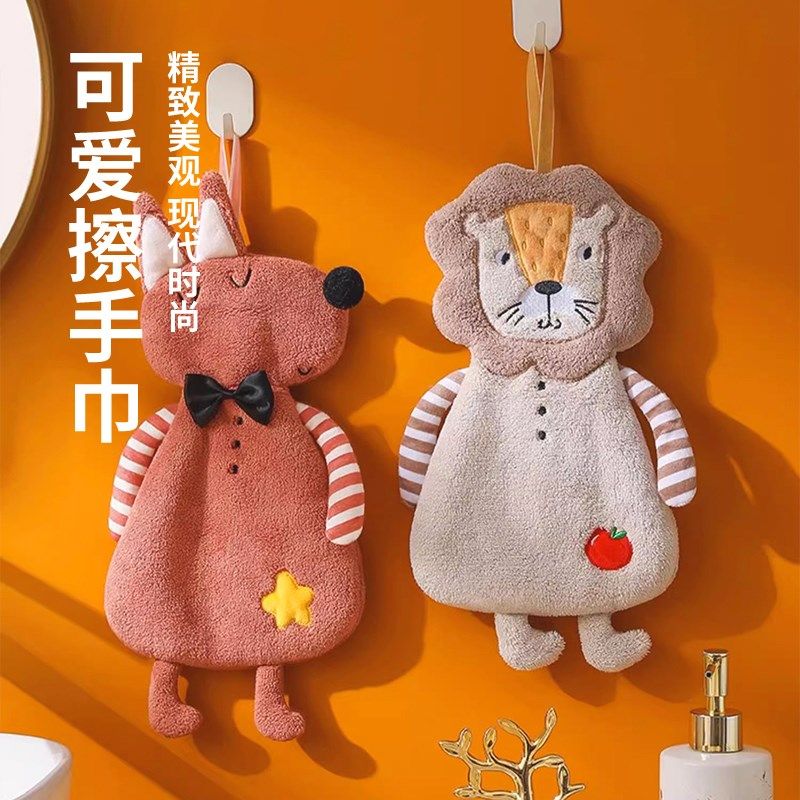 JOJOS L. PD.杂货先生.擦手巾可爱挂式吸水速干卡通毛巾  撸猫,家庭/个人清洁工具,厨房擦手巾,淘宝优惠券,粉丝福利购,淘宝优惠卷