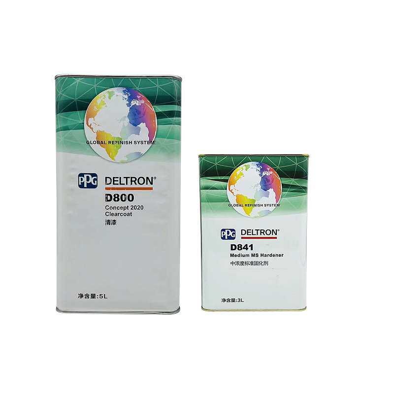 PPG达壮D800清漆固化剂高硬度亮透明清油划痕高硬度油抗D894快干