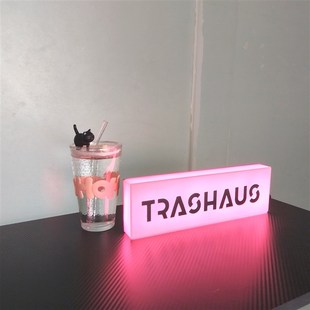 J515桌面柜台展台装 饰可移动小型灯箱灯牌可充电可插电定制