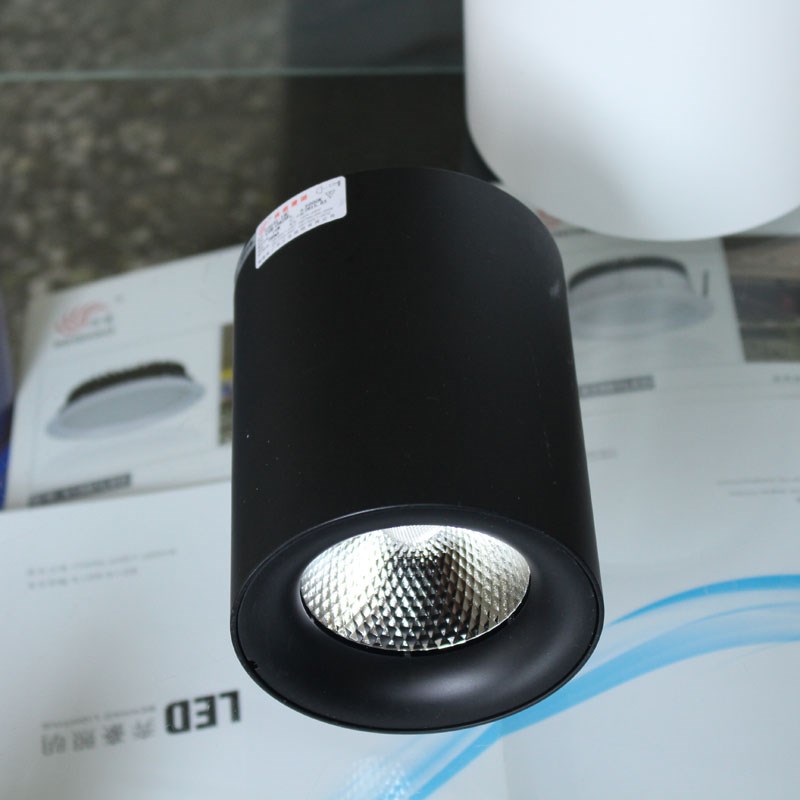 奔豪COB明装筒灯7w12w18w24w30w展厅商场SZH101-12c明装天花射灯