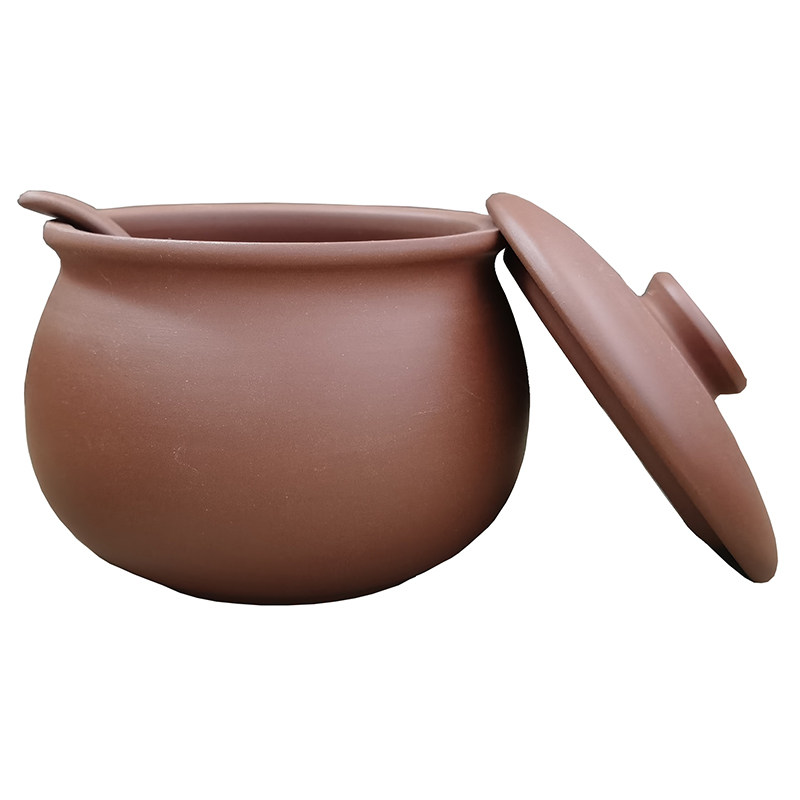 美魅紫原矿紫砂大炖盅0ml 隔水小汤盅带盖炖罐家用燕窝盅煲汤盅