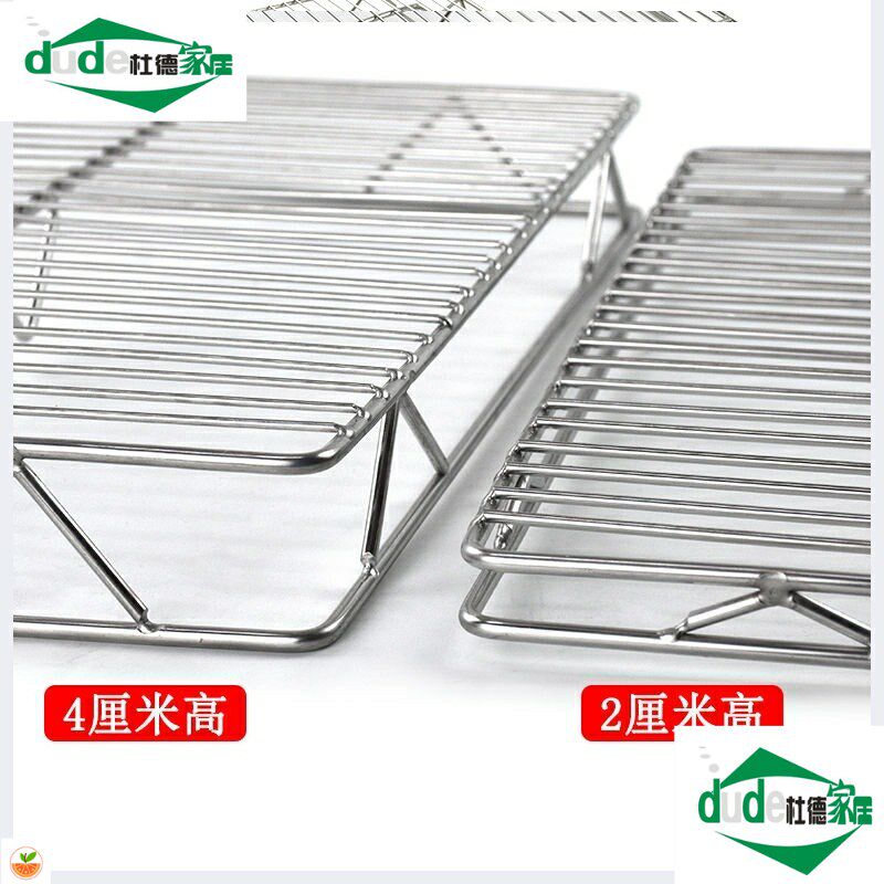晾干摆摊冷却架商用沥油网架猪肉不锈钢架子晾晒控油加粗垫板支架