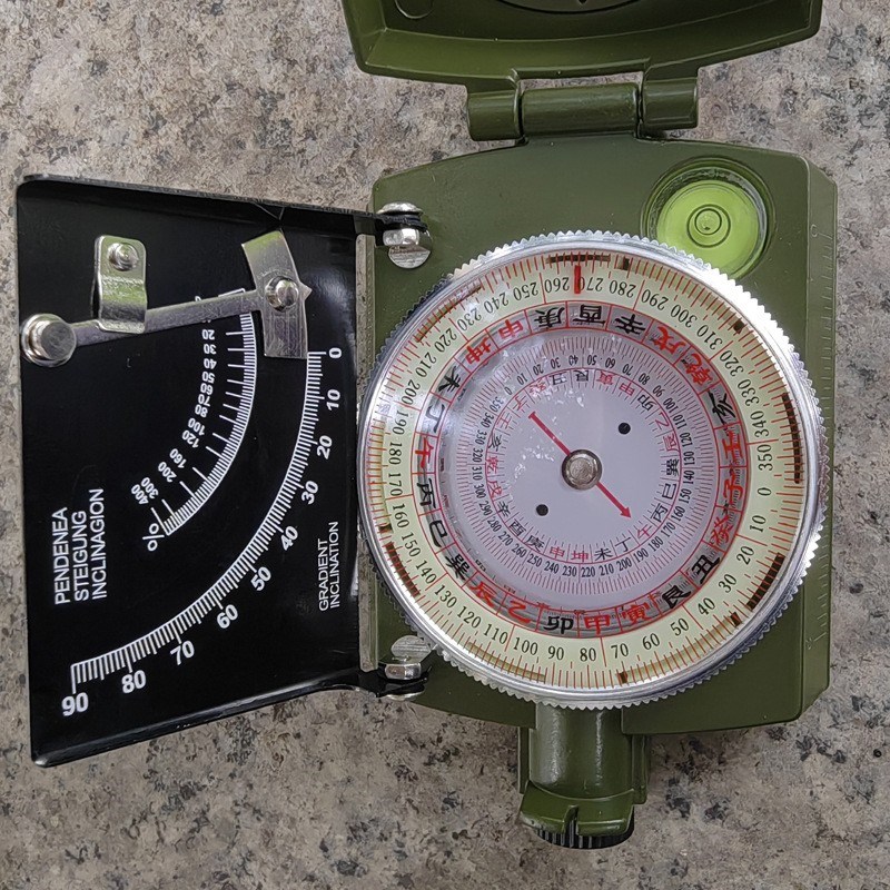 二十四山自动罗盘精准定位随身携带行山罗经仪寻龙2多功能指南针