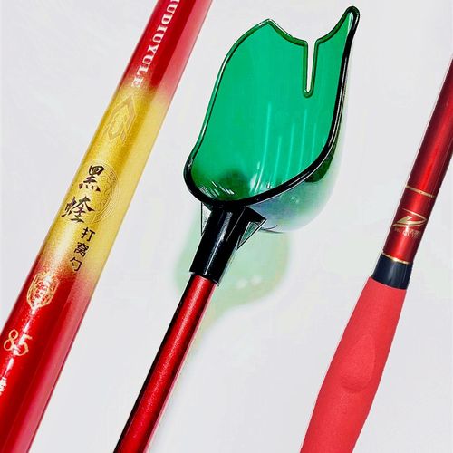 丢丢渔乐不沉水打窝勺抛线器钩竿三合一碳素抛投器钓鱼打窝竿杆