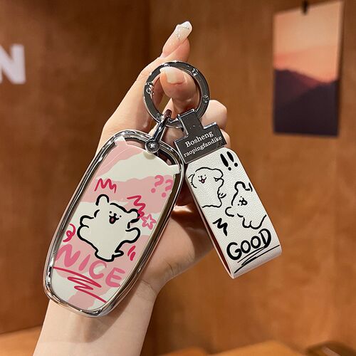专用奥迪A6L钥匙套a4l老款q5车a5扣a7高档a8保护壳q7/q2l包q3女a3
