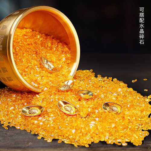 黄铜米缸铜缸摆件铜盆纯铜聚宝盆百富创意复古灰缸水缸百福缸摆设