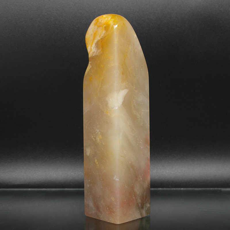 印石章料巴林石印章彩结晶*冻石料131mm*31篆刻石31