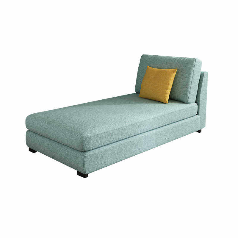 北欧全实木布艺沙发躺椅客厅人贵妃小户型榻美单人椅阳台太妃整装