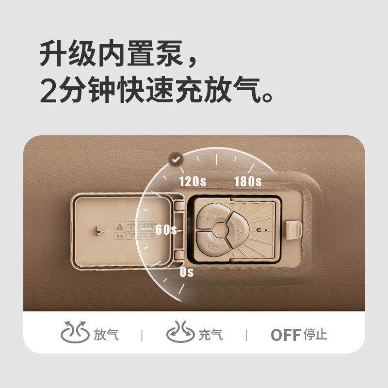 挪客充气床单人露营自动充气垫家用打CNH2DZ1便铺专用地全床自动