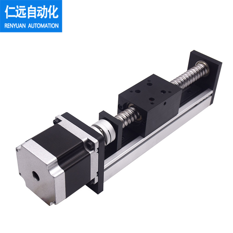 仁远滚珠丝杆滑台/数控精密十字直线导轨滑台线性模组/工业机械图片