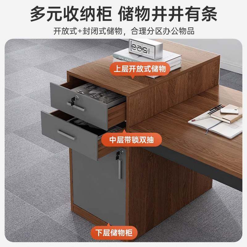 办公桌员工位办公室桌椅组合简约现代财务桌单人职员工位电脑桌子