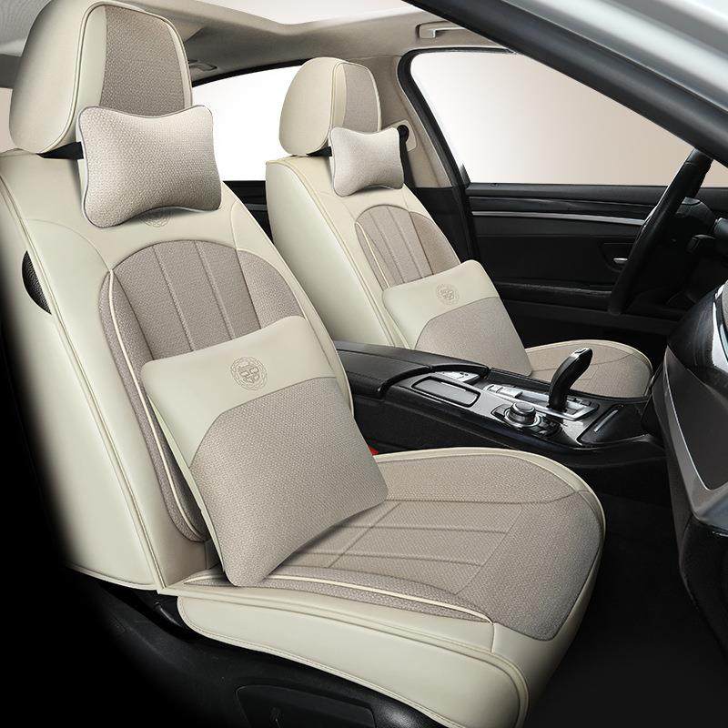新2025年全包纳帕皮加汽科技棉麻车座垫坐DBZ垫座款垫套厂家