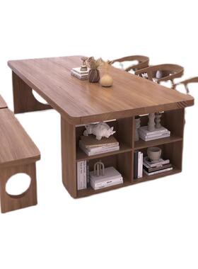 F77HT6T57T柜实木长桌子代家用去客意厅化书桌书一体现创办公桌学