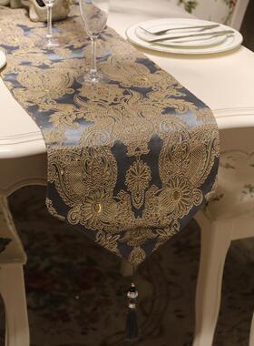 现代简约欧式桌旗美式茶桌布桌几床旗OTH吧台桌巾餐布旗艺装饰盖J