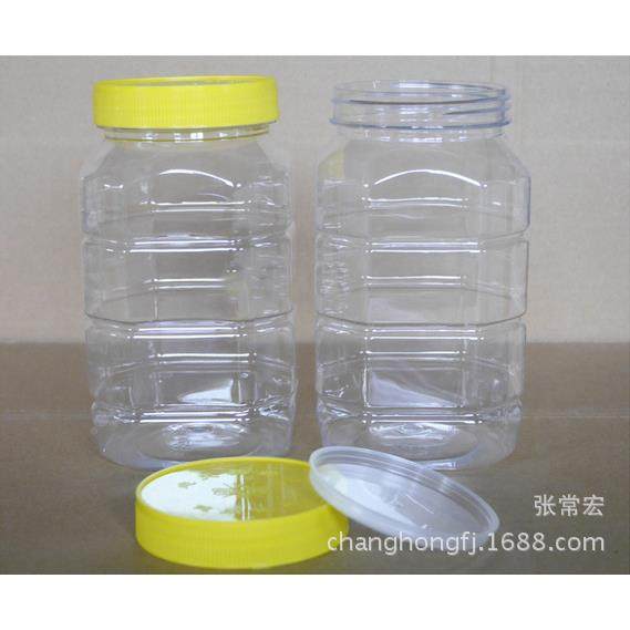 蜂塑料瓶1蜜DHC0斤00g厚蜂蜜瓶1kg塑料瓶蜂蜜瓶2装密封罐10加个包