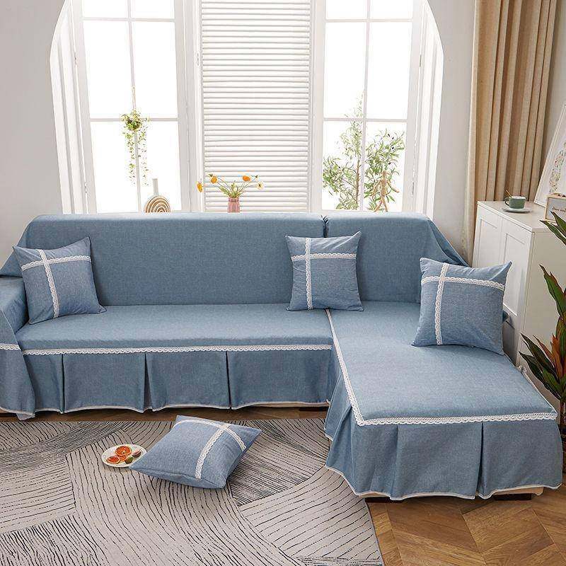色四季通RTB型包沙套罩布整张组合沙发发用巾盖套装防尘罩