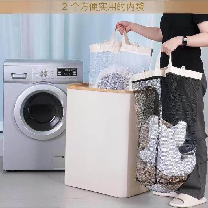 50竹制脏TZK篮卧室配内袋衣L服收纳筐浴室大号1脏衣篓可衣折叠,收纳整理,脏衣篮,淘宝优惠券,粉丝福利购,淘宝优惠卷