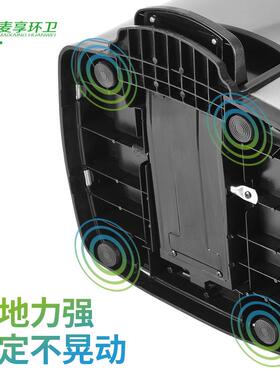 容量不锈钢脚踏式厨垃大VID圾桶4家用防臭商用大号带盖2房0升0升