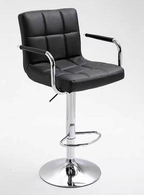 简约转旋办公椅休闲靠背高店脚凳酒前台升降椅家AL102541用软子包