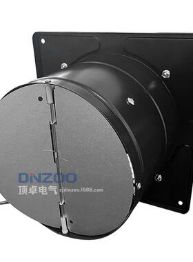 V前后圆抽风机FD-1HMA50黑色6寸工业管道式换气扇20方轴流排2风机