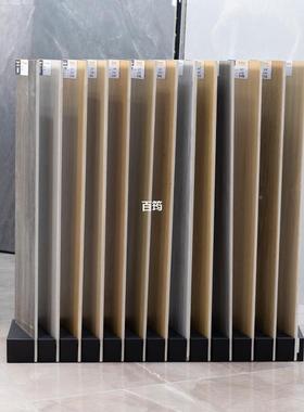 瓷砖展示架AL100136木纹砖墙砖大木理石色品板材架石样插架地板展