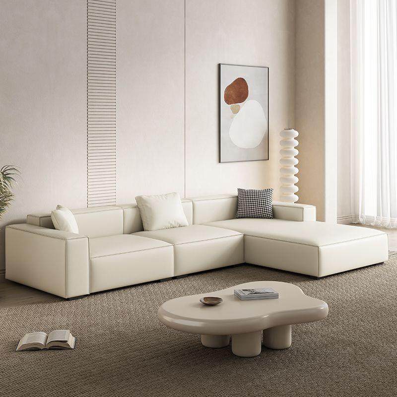 极奶油直风豆腐块沙客发厅简约现代AVT排简贵妃网红款科技布艺大