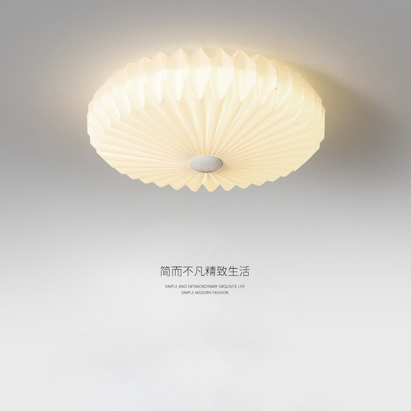 日式卧室吸顶灯简约现代书房次卧灯北欧风格网红主卧云朵灯具厂家