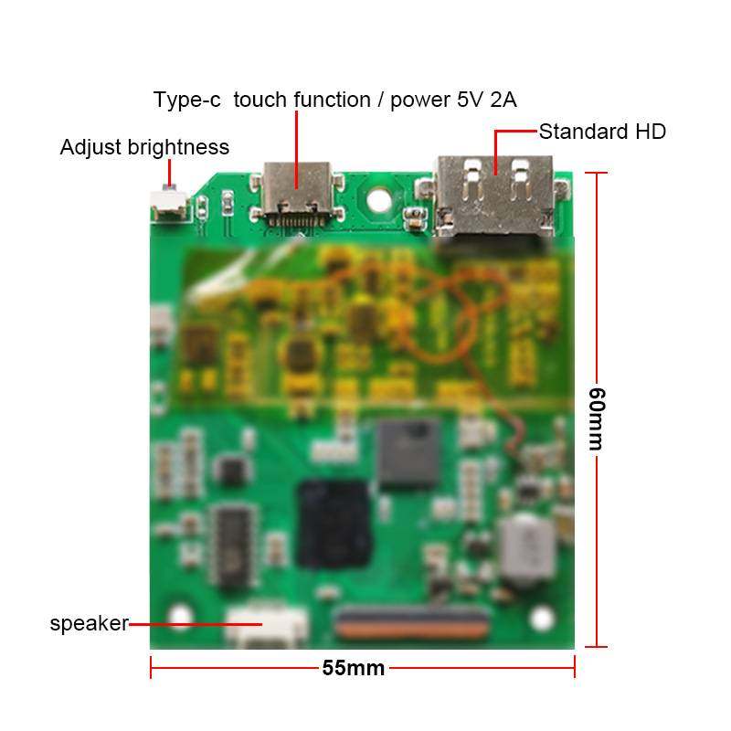 11寸OLED触摸屏幕2k 1728x2368轻薄节能车载导航仪中控显示器方案