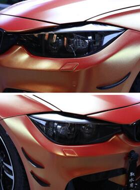 一休TPU黑车灯改色膜刮大灯保护膜车尾灯贴膜08120熏黑浅饰装膜防