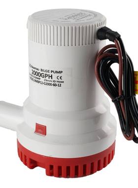 NewmaNMBP12-Go纽茂2000GPH直舱V底排水泵潜水泵1V224流游艇快艇