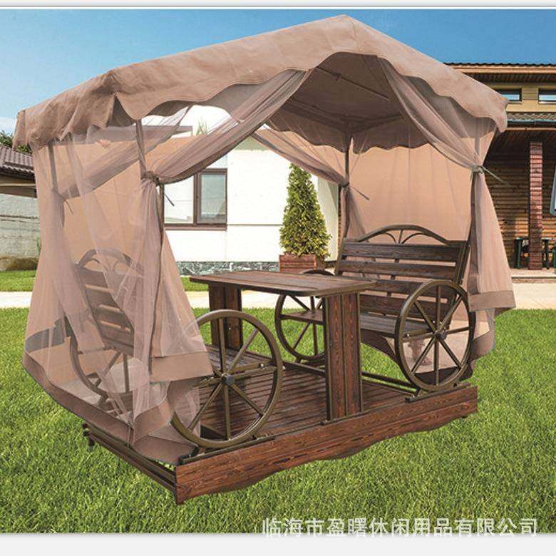 室外力闲摇椅成人ITW休铸铝秋秋千吊椅四人动户外千椅双人花园庭