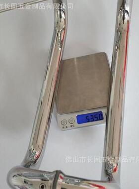 固J022圆玻璃推拉长把手不锈CNF门钢对管抽拉手D形淋浴房浴室拉手