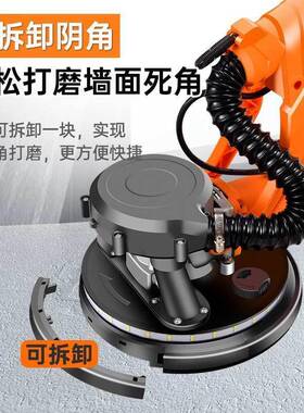 面打磨机墙砂纸子机腻自吸砂光机墙壁抛机光磨墙TKT机超轻无刷砂