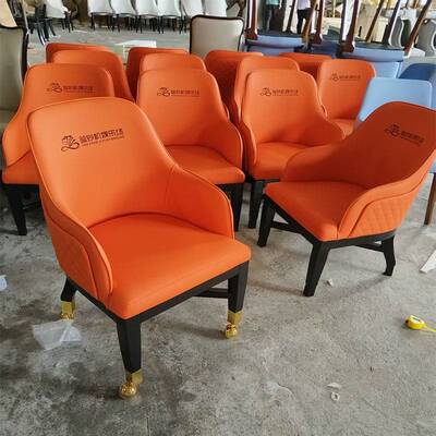 澳门赌场百家乐贵宾万向轮转椅赌桌椅子娱乐场所商用椅软包高靠背