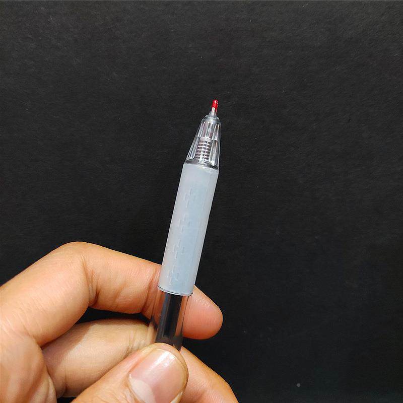 奥德中AAI性笔黑按色按动中性笔架装美笔按动水笔0.5mST头m动水性