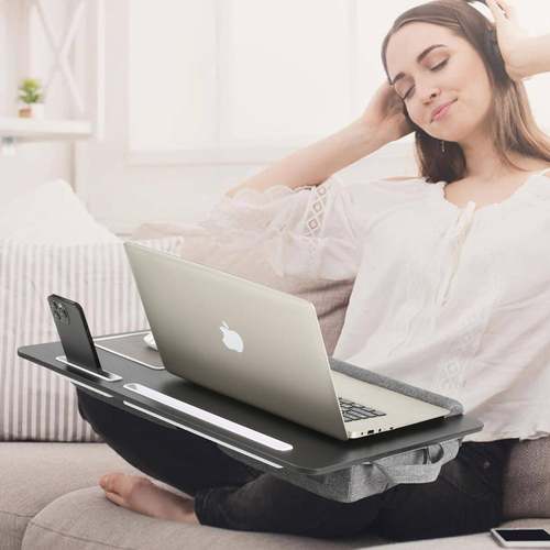 折叠CPE桌笔记本床上电脑桌懒人加高膝桌la书pdes上k床上桌