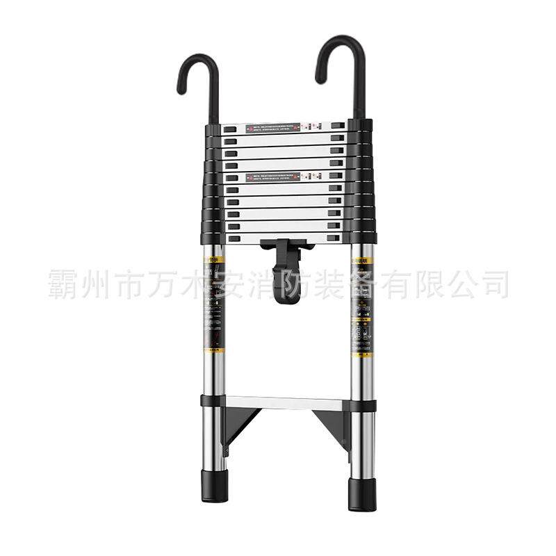 伸缩梯带挂JAB钩梯子不锈钢直梯专工程收用升降缩叠梯折挂钩拆卸