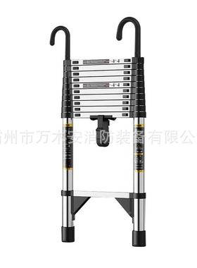 伸缩梯带挂JAB钩梯子不锈钢直梯专工程收用升降缩叠梯折挂钩拆卸